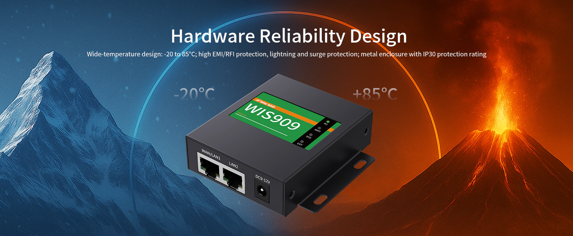 Lightweight 4G Industrial Gateway-Hardware reliability design