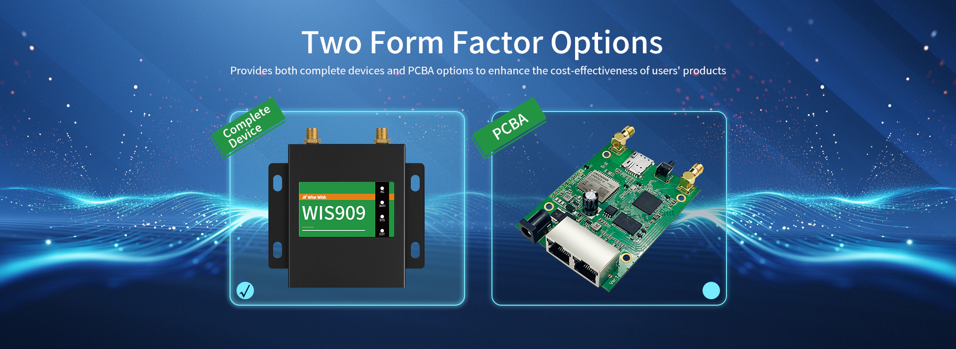 Lightweight 4G Industrial Gateway-Two form factor options